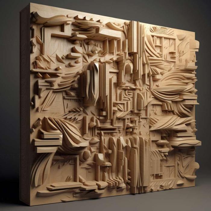 نموذج ثلاثي الأبعاد لآلة CNC 3D Art 